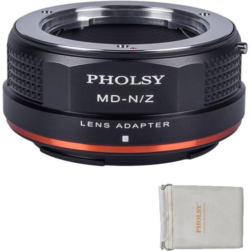Bague D'Adaptation Compatible Avec Utiliser Objectifs Minolta Rokkor Md Mc Sr Sur Appareils Photo Nikon Z Mount Pour Nikon Z Fc, Z30, Z9, Z8, Z6 Ii, Z7 Ii, Z6, Z7, Z5, Z50[GOP6255689]