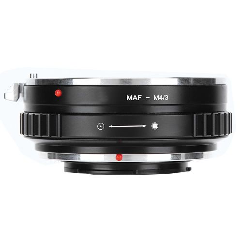 Bague d'adaptation d'objectif Fikaz MAF-M4/3 pour objectifs Minolta AF a monture Olympus M4/3