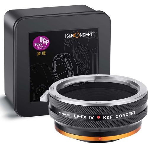 Bague D'Adaptation Manuelle Compatible Avec Utiliser Objectifs Canon Ef Sur Appareils Photo Fujifilm X De Version Iv Ef-Fx[GOP6250651]