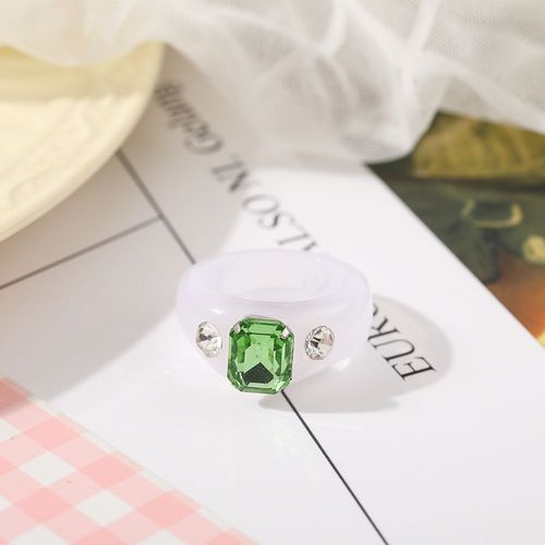 Bague De Personnalit Rtro Pour Femmes Et Hommes, Bijoux Mignons Et Amusants En Forme De CUr Avec Gouttes D'huile En Mtal, Formes Gomtriques Colores, Nouvelle Collection 2021