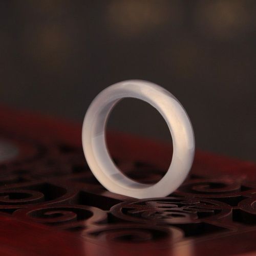 Bague En Agate Jade Calcdoine, Couleur  La Mode, Simple, Simple, Couple, Bijoux De Fte De La Vie Quotidienne, Accessoires Cadeaux