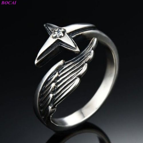 Bague En Argent Massif S925 Pour Hommes, Design Original, Style Thalandais, Ouverture De La Personnalit, Mode Rtro