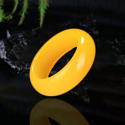 Bague En Jade Jaune, Bijoux Artisanaux, Breloque Hetian, Mode Chinoise, Pierre Prcieuse Naturelle, Jade Sculpt, Amulette, Cadeaux