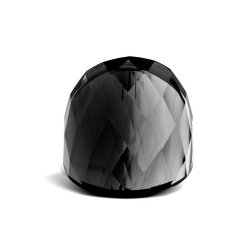 Bague En Quartz Hydrothermal Onyx De Luxenter Konsil Finie En Or Jaune 18 Carats.