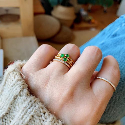 Bague Originale En Argent Incrust De Diamant Calcdoine, Uf Rond, Ouverture Ajustable, Style Chinois Rtro, Luxe, Pour Femmes, Bijoutier