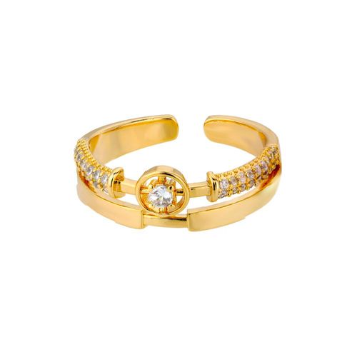 Bague Rglable Irrgulire En Acier Inoxydable Pour Femme, Ensemble De Bijoux, Cadeau De Patients De Mariage, Document Dor, toile De La Mode, Zcomprend Sur Matiques Pour Femme