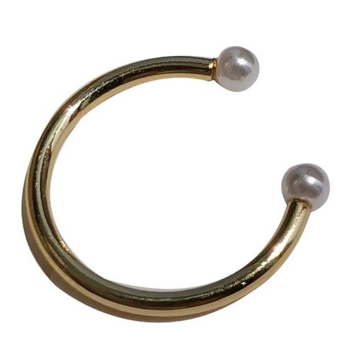 Bague Simple De Style Coren Pour Femmes, Petite Perle En Argent Dor, Ouverture Rglable En Forme De C, Bijoux  La Mode, Cadeau, Nouvelle Collection