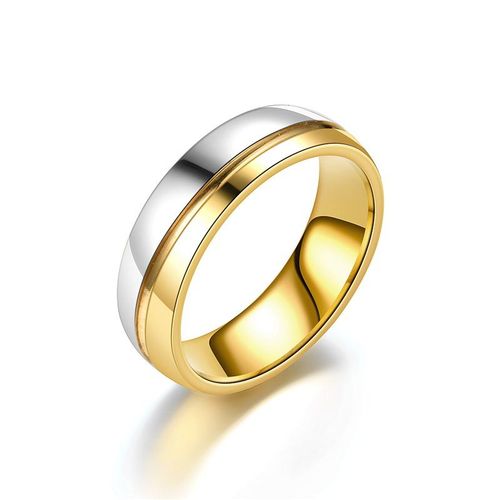 Bagues En Titane Et Acier Pour Hommes Et Femmes, Bagues De Couple De Fianailles Avec Zircon Incrust, Cadeaux De Bijoux Classiques  La Mode