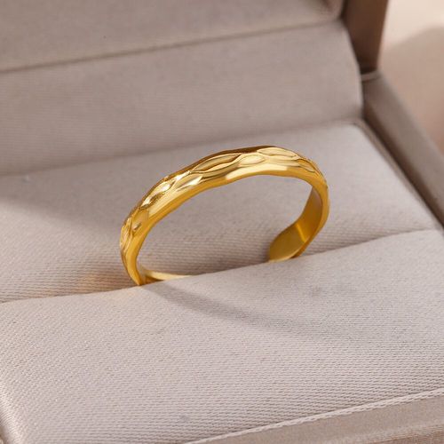 Bagues Rglables En Acier Inoxydable Pour Femmes Et Hommes, Matiques De Fianailles Simples, Bijoux De Mariage  La Mode, Articles De Livraison Gratuits