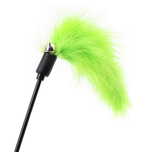Baguette En Plumes Pour Chat, Jeu Amusant, Bton En Bois, Jouet Interactif