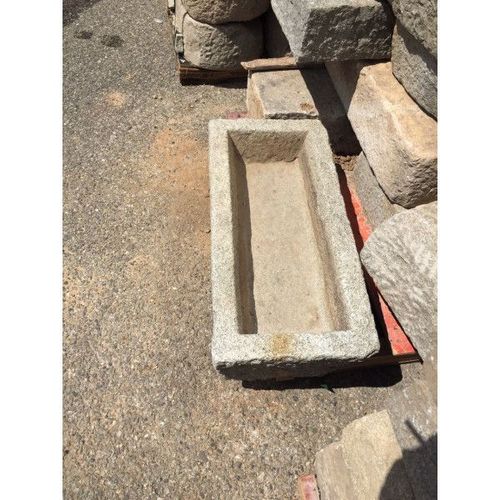 Baignoire Ancienne En Pierre, Aux Dimensions Assorties 1 Pc Rettangolare