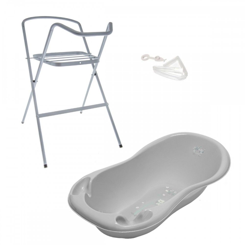 Baignoire Bebe Thermometre Gris Owls 102 Cm Pied Tuyau Rakuten