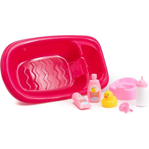 Baignoire pour poupes jusqu' 35 cm - Contient 7 Accessoires