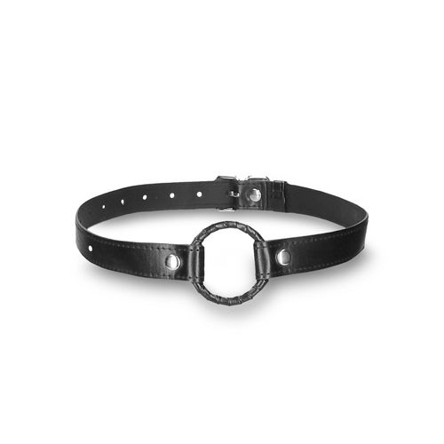 Billon O-Ring Cuir Noir Noir - Ouch - Noir