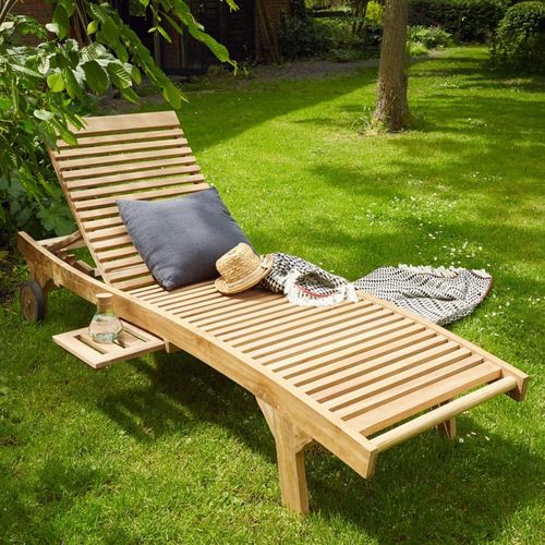 Bain De Soleil En Teck Massif