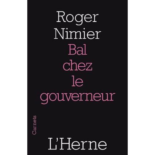 Bal Chez Le Gouverneur  