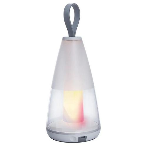 Baladeuse Extrieur Led Intgre Pepper Ip54 200lm 3w 12 X H.29cm Lutec Blanc Variateur Tlcommand