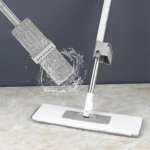 Balai Microfibre Double Usage Pour Nettoyage Humide Et Sec - cologique, Absorption Rapide, Design Compact Pour Un Usage Domestique