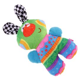Balancoire A Cloche Lumineuse Bebe Jouet Educatif En Peluche Double Face Lapin Rakuten