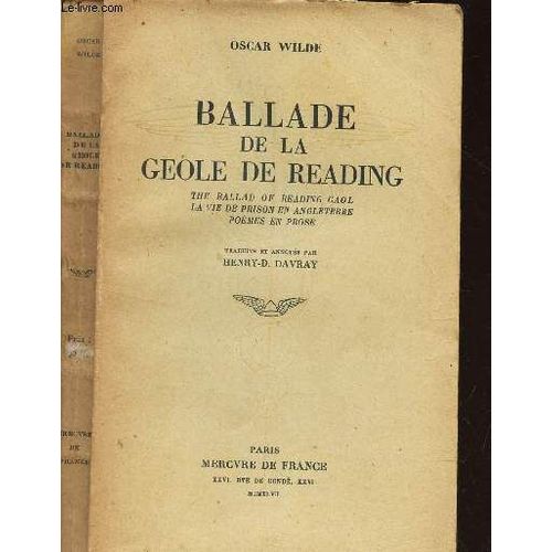 Ballade De La Geole De Reading -   de oscar wilde