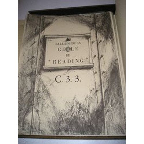 Ballade De La Gele De Reading   de Wilde Oscar  Format Coffret 