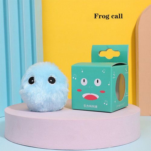 Balle Interactive Intelligente Pour Chat,Jouet D'entranement  L'herbe  Chat,Jeu Pour Animaux De Compagnie,Chaton,Chaton,Jouet Couinant,Oiseau,Grenouille,Appel De Cricket - Type Frog Call