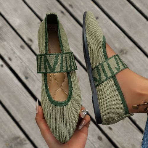 Ballerines Dcontractes  Talons Bas Pour Femme,Baskets lgantes,Confortables,Bout Jolie Tu - 40