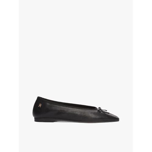 Ballerines En Cuir  Monogramme Th Soft Leather Ballerina Bow/Black - 36