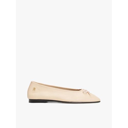 Ballerines En Cuir  Monogramme Th Soft Leather Ballerina Bow/Misty Blush - 41