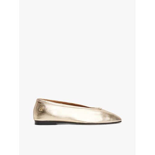 Ballerines En Cuir Mtallis Soft Metal Lthr Ballerina No Bow/Gold - 42