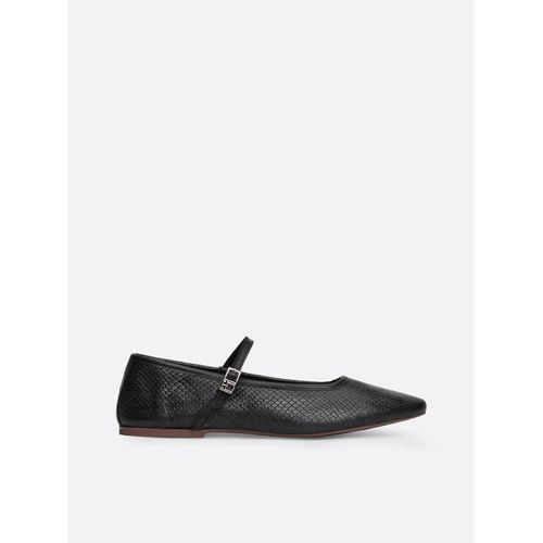 Ballerines Mary Jane En Cuir  Motif Serpent Maryjane Ballerina Snake/Black Python - 42