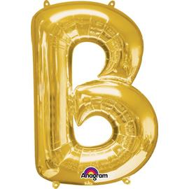 Ballon aluminium lettres Happy Birthday doré - Vegaooparty