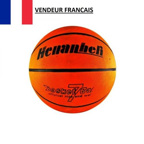 Ballon De Basket Basketball En Cuir Orange Taille 7 quipement Officiel Sport