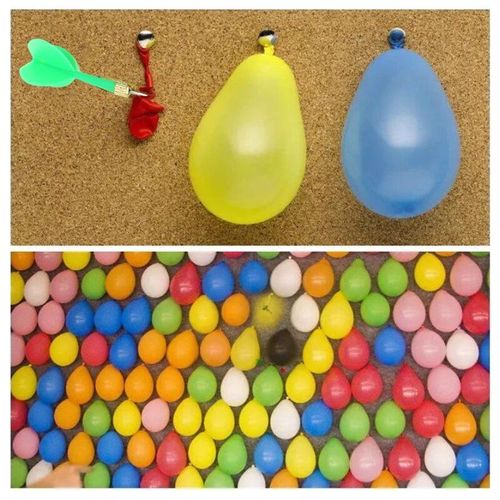 Ballons De Flchettes De Carnaval, Jeu De Rue, Jeux D'cole De Groupe, Dcoration Colore, 500 Pices, 12 Pices