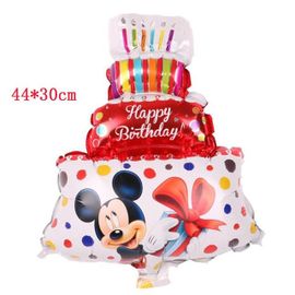 Ballons Ronds Theme Mickey Minnie 1 Ensemble Fournitures En Aluminium Decorations De Fete D Anniversaire Reception Cadeau Pour Bebe Garcon Et Fille Gris Clair Rakuten