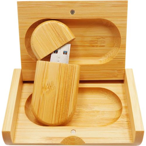 Bamboo Cls Usb Flash Drive Memory Stick Cl Usb Pen Drive Cadeau D'Anniversaire (16Gb Usb3.0)[X2288]