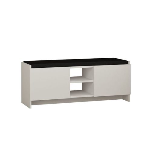 Banc Chaussures 2 Portes Et 2 Niches - L110 Cm