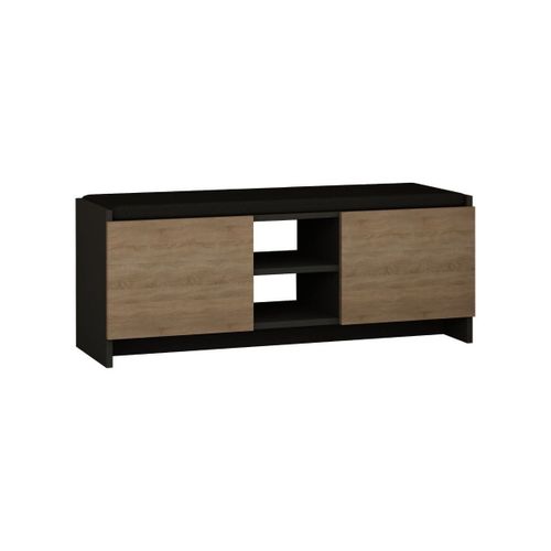 Banc Chaussures 2 Portes Et 2 Niches - L110 Cm