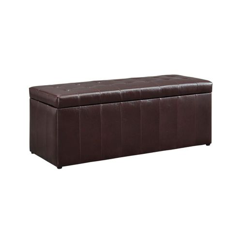 Banc Coffre De Rangement Concierto En Simili - Marron