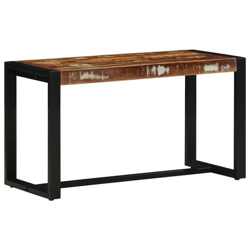 Banc D'entree En Bois De Manguier Massif | 80x35x45 Cm, Multicolore, Compact, Gain De Place, Design Unique