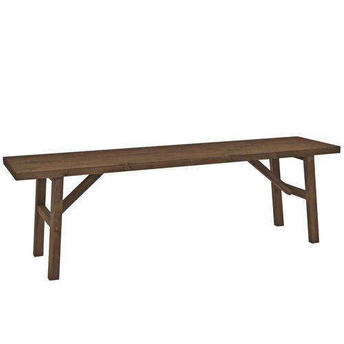 Banc En Bois De Sapin Marron 115x45cm