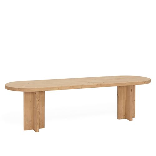Banc En Bois De Sapin Marron 120x45cm
