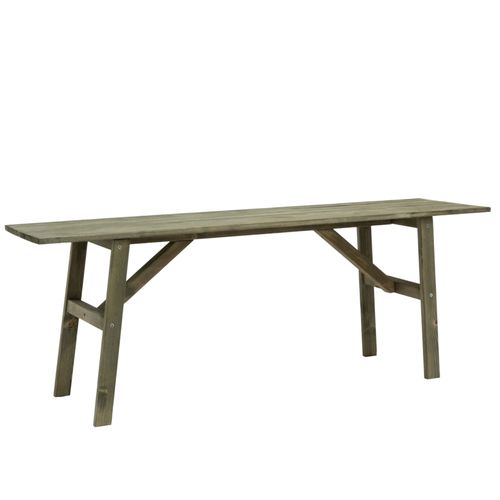 Banc En Bois De Sapin Vert 120x45cm