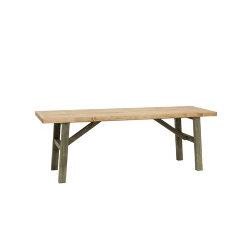Banc En Bois De Sapin Vert 150x45cm