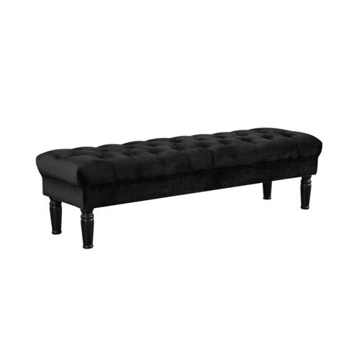 Banc Rinaldo - Velours Noir