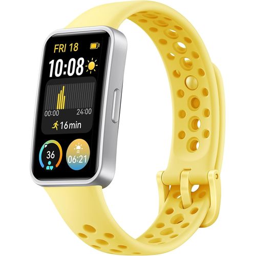 Band 9, Bracelets Montre Connecte Ios & Android, Trusleep 4.0 Surveillance Scientifique Du Sommeil, 14 Jours D'utilisation Imale, 100 Modes D'entranement, Jaune Citron Fluorolastomre
