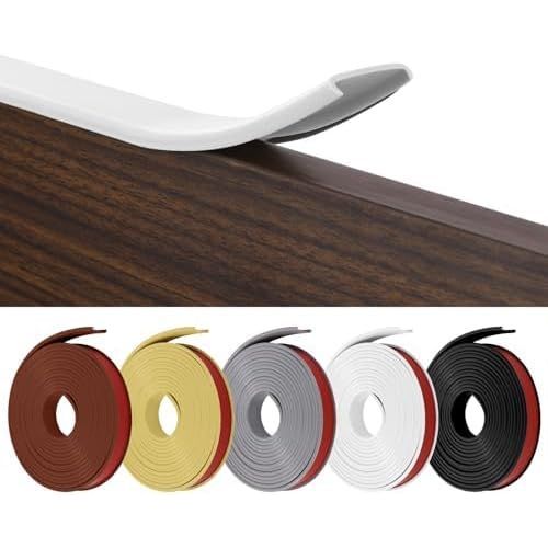 Bande De Chant En Forme De U, Coin De Table Protection Bebe Flexible En Tpe, Protections Coin De Table Pour Bb Avec Colle Autocollante Pour Tables Et Coins De Meubles(10 M X18 Mm[Jia5280200]