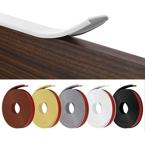 Bande De Chant En Forme De U, Coin De Table Protection Bebe Flexible En Tpe, Protections Coin De Table Pour Bb Avec Colle Autocollante Pour Tables Et Coins De Meubles(5 M X 12 Mm[Jia5280199]
