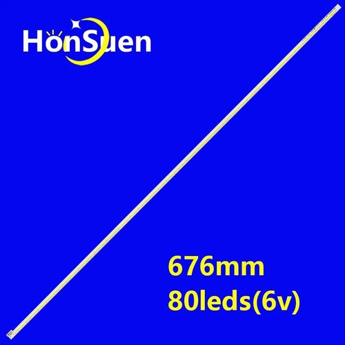 Bande de rtro-clairage LED pour 55PFL5507H 55PFL5507K 55PFL5507T 55PFL5527H 55PFL5527K 55PFL5537H 55PFL5507M/08 SLED 2012SGS55 7030L 80 5pcs