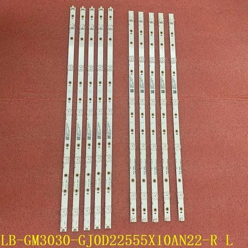 Bande de rtro-clairage LED pour LB-GM3030-GJ0D22555X10AN22-R-1-H L T 55PUS7304 55PUS6704 55PUS7394 55PUS7504 TPT550J1-QUBH84.K 55PUS6754 Pologne